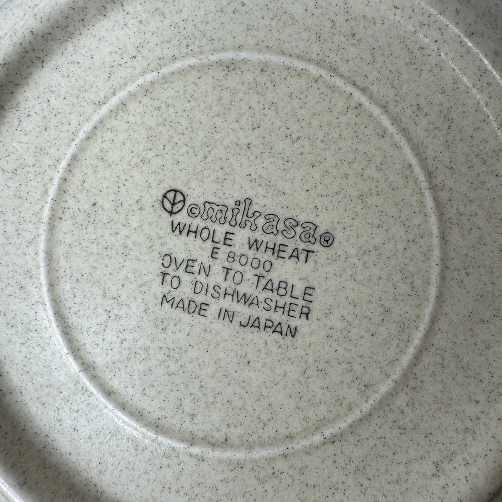 Vintage Mikasa Whole Wheat Stoneware‎ Set of 4 Soup Salad Cereal Pasta Bowl